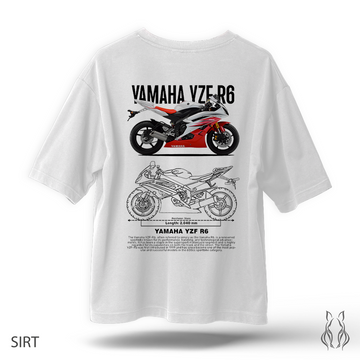 Yamaha YZF R6 - Oversize T-Shirt
