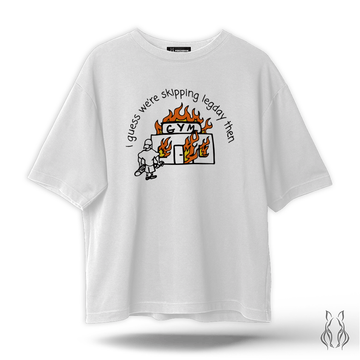 Fire in Gym - Oversize T-Shirt