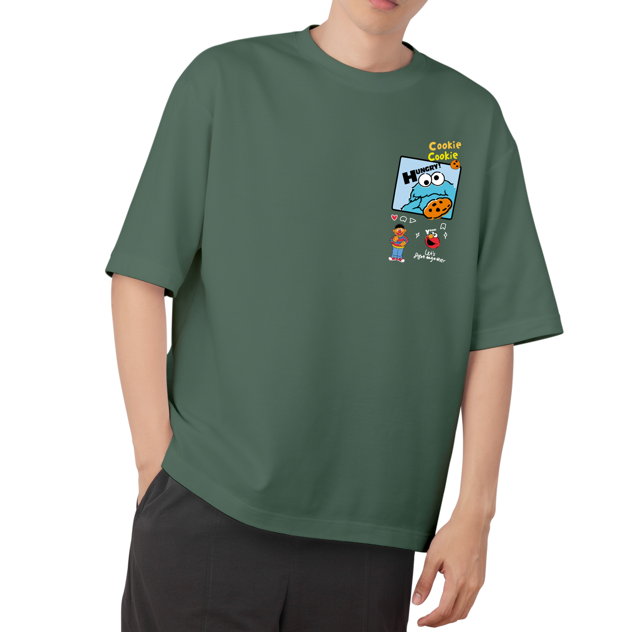 Outlet Cookie Monster - Oversize T-Shirt