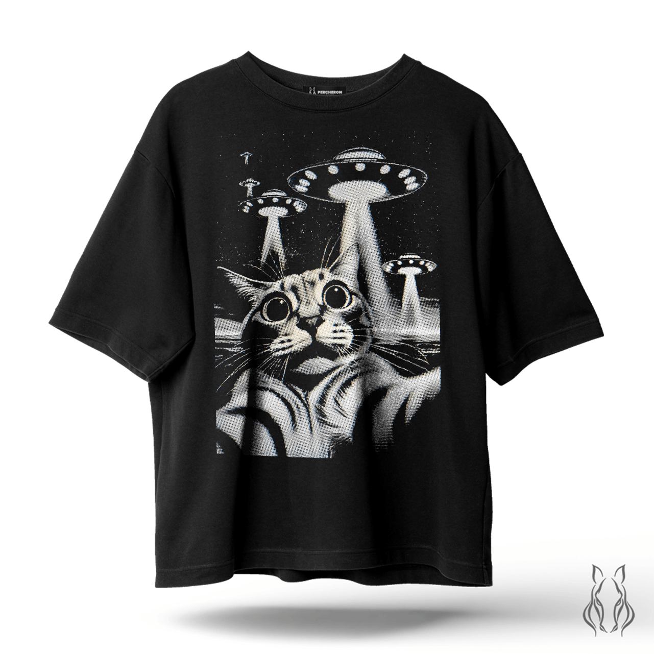 Cat Ufo - Oversize T-Shirt