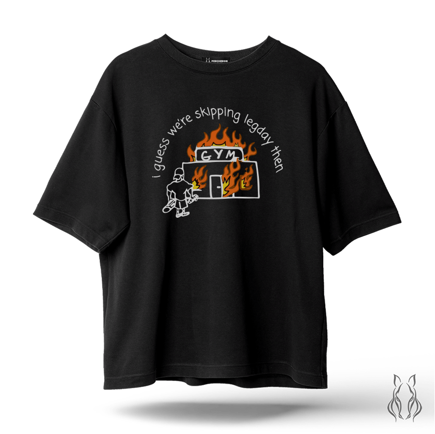 Fire in Gym - Oversize T-Shirt
