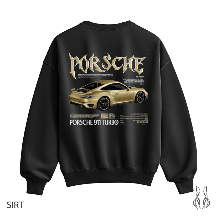 Porsche 911 Turbo Gold - Sweatshirt